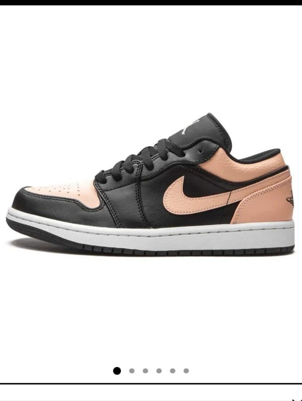 Men Nike Air Jordan 1 Low - Artic Orange White  Sneakers - Picture 4 of 11